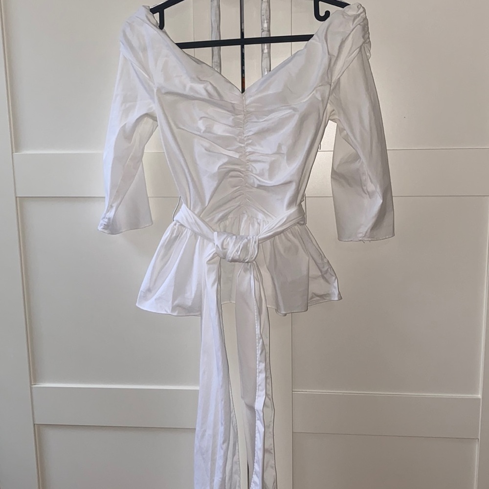 Zara Poplin Top